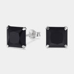Aro Circón Ónix 8x8 mm