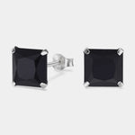 Aro Circón Ónix 8x8 mm