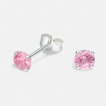 Aro Circón Rosa Francia 4 mm