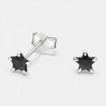 Aro Estrella Circón Ónix 4 mm
