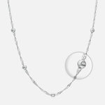 Cadena Singapur con Bolitas Facetadas