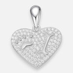 Colgante Corazón Patita Huesito Circones