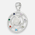 Colgante Rueda de Hécate 7 Chakras