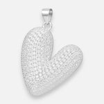 Colgante Maxi Corazón Chunky Circones Pavé