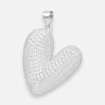 Colgante Maxi Corazón Chunky Circones Pavé