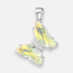 Colgante Mariposa Cristal Hecho con Swarovski® Tornasol