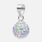 Colgante Hecho con Cristal Swarovski® Tornasol 8 mm