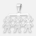 Colgante Estampado Niña Niña Niña