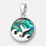 Colgante Olas Cola de Ballena Abalón