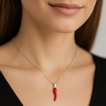 Colgante Ají Rojo Esmaltado