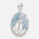 Colgante Árbol de la Vida Piedras Celeste