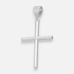 Colgante Cruz Lisa Tubular