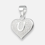 Colgante Letra U Corazón Circones
