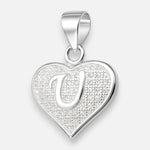Colgante Letra U Corazón Circones