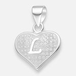 Colgante Letra L Corazón Circones