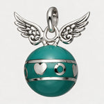 Colgante Llamador de Ángeles con Alas Esmaltado 13 mm