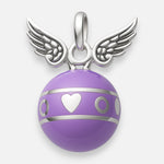 Colgante Llamador de Ángeles con Alas Esmaltado 13 mm