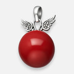 Colgante Llamador de Ángeles con Alas Esmaltado 15 mm