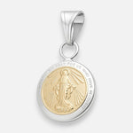 Colgante Inflado Virgen de los Rayos Milagrosa en Oro