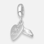 Colgante Charm Zapatito Corazón My Baby