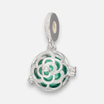 Colgante Charm Llamador de Ángeles Rosa de Abril Circones 16 mm