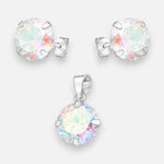Conjunto Circón Tornasol 10 mm