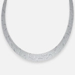 Collar Tiara Cleopatra Corazones Facetados