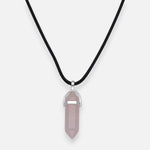Collar Choker Ajustable Cuarzo Rosado
