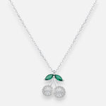 Collar Cereza Circones Esmeralda