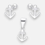 Conjunto con Tope Ancla Circón Baguette