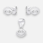 Conjunto Ojo Turco Circón