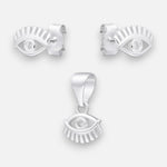 Conjunto Ojo Turco Circón