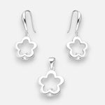 Conjunto Flor Hecho con Cristal Swarovski®