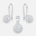 Conjunto Esfera Strass