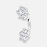 Piercing Ombligo Flor Circones Por Unidad