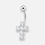 Piercing Ombligo Cruz Circones