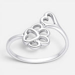 Anillo Ajustable Corazón Patita
