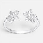 Anillo Ajustable Flores Circones