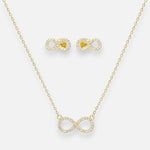 Set Collar y Aros Infinito Circones