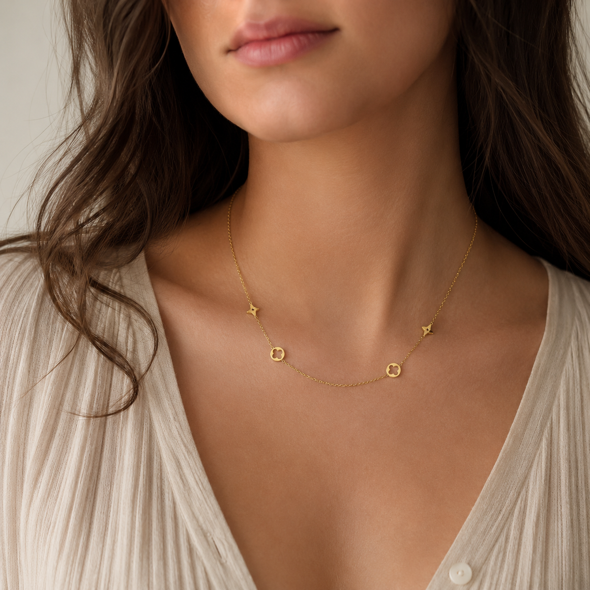 Collar Trébol de la Suerte