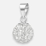 Colgante Esfera Strass 8 mm