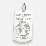 Colgante Placa Papá