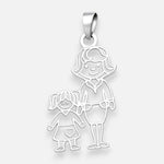 Colgante Familia Hija Mamá