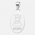 Colgante Placa Niña Graduando Licenciatura