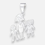 Colgante Familia Hijo Mamá Hija
