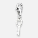 Colgante con Broche Llave Corazón