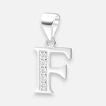 Colgante Letra F con Circones