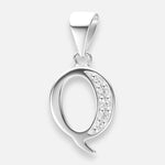 Colgante Letra Q con Circones