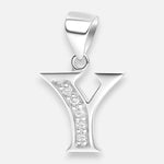 Colgante Letra Y con Circones