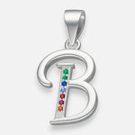 Colgante Letra B con Circones Multicolor